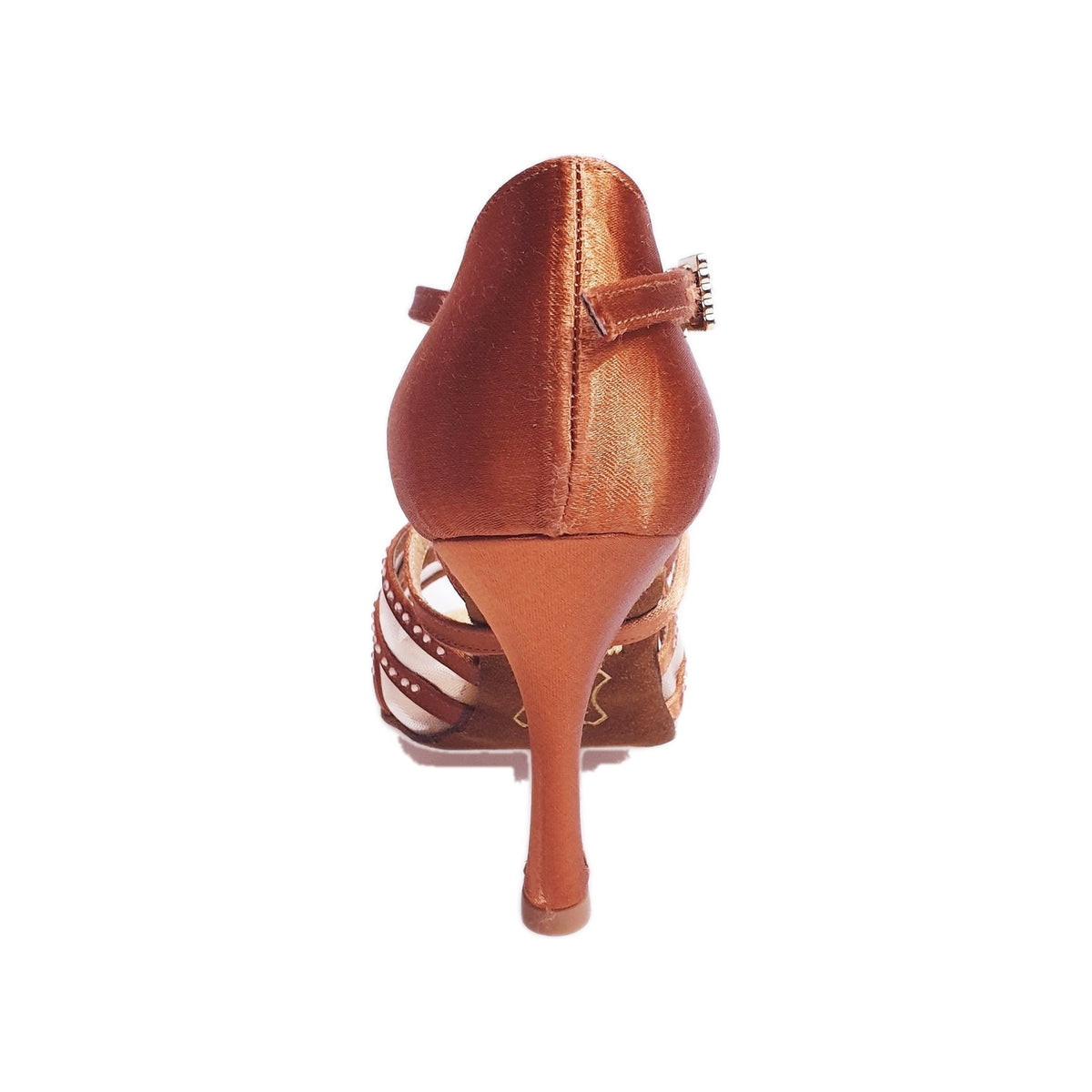 Scarpa da Donna in Raso Bronzo Brigitte QC Wish Dance, vista tre quarti