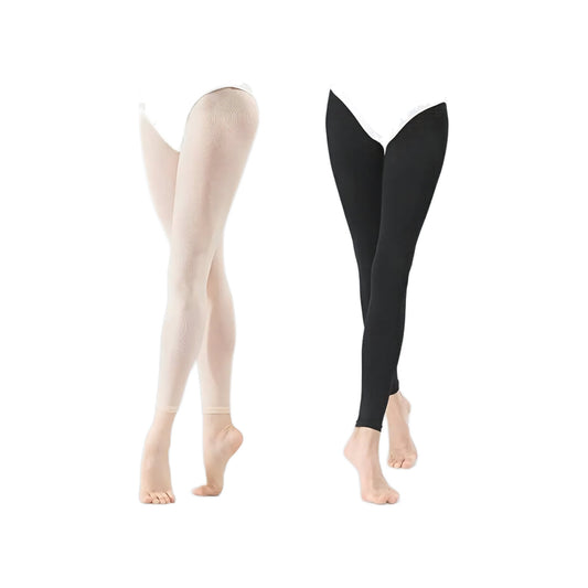 Collant Danza Classica e Moderna a Leggins in microfibre e spandex massaggiante ultraresistenti SISSY, vista posteriore