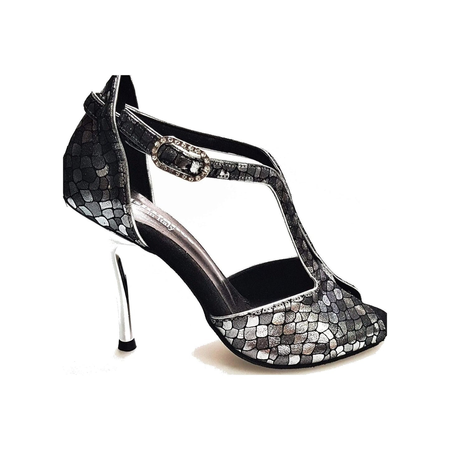 Scarpa da donna Wishdance Fascino (401) in tessuto con motivo a scale, modello CDF, elegante e comoda per ogni occasione.