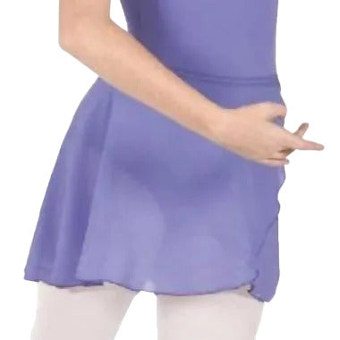 Gonnellino chiffon in seta MARISA RM/RD per adulte, 35cm, in vari colori, con design attorcigliato, ideale per danza e spettacoli