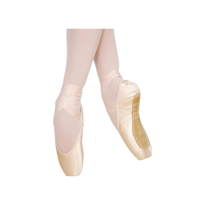 Punte da Danza Classica Pianta larga Mascherina Bassa e cordoncino Varia Morbidezza e Larghezza Grishko, vista frontale