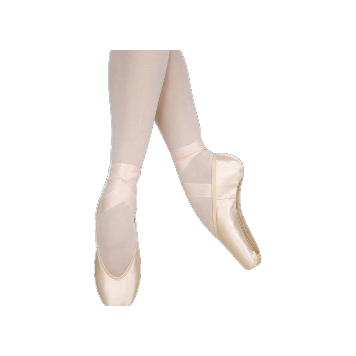 Punte da Danza Classica Mascherina Bassa di Forma Ovale Varia Morbidezza e Larghezza Senza Cordoncino, dettaglio materiale