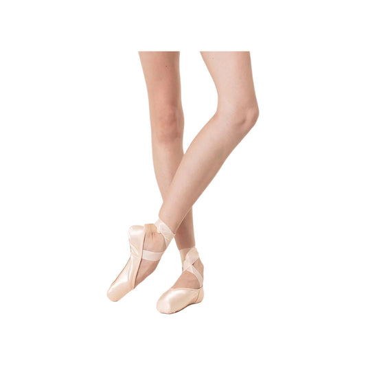 Scarpa punta da danza classica Grishko Maya I con pianta larga e mascherina bassa, morbidezza e comfort per ballerine.