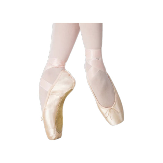 Punta da danza classica Grishko NOVICE Mod.2007 per principianti, scarpe da balletto con suola rigida e design confortevole.