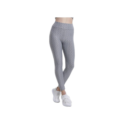 Leggins bi-stretch blu Jasmine Gondola Wish Dance Shop, modello modellante con tessuto traspirante e vita medio alta.