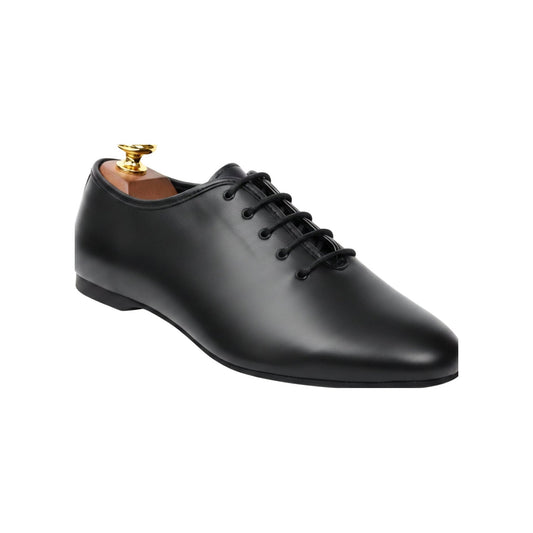 Scarpa Pachanga Jazz da allenamento in Pelle Nera Jazz 03 Wish Dance, vista laterale