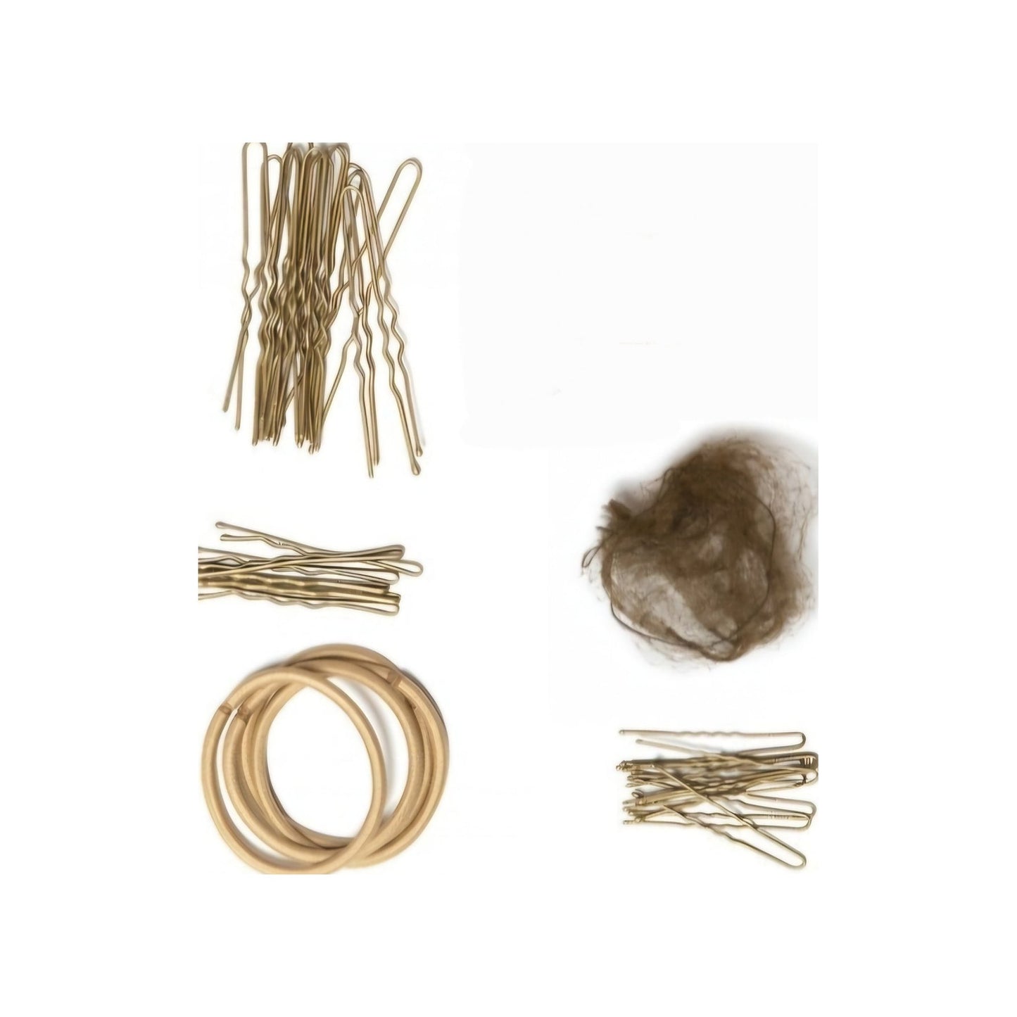 Forcine Retine Mollette e Elastici Kit Completo per Capelli Danza Classica Wish Dance, vista frontale