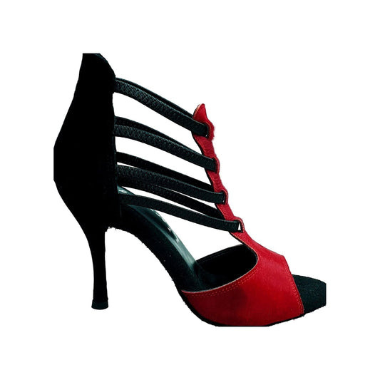 Sandalo da Donna in Cavallino Rosso pelo corto Lilith Wish Dance, nero, vista laterale