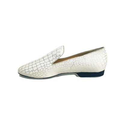 Mocassino uomo Serse (800) Wish Dance Shop in tessuto lavorato color sunset beige, scarpa elegante e comoda.