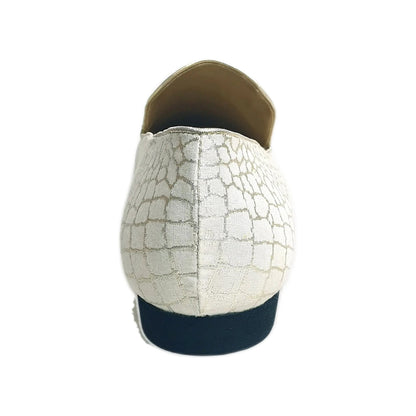 Scarpa mocassino uomo Serse (800) Wish Dance Shop in tessuto lavorato Sunset beige, elegante e confortevole.