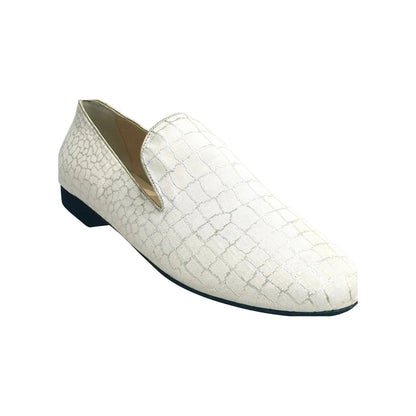 Scarpa mocassino uomo Serse (800) Wish Dance Shop in tessuto lavorato Sunset beige, comoda e elegante per l'estate.