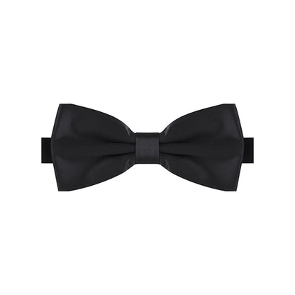 Papillon in Seta Nera modello Classico Wish Dance, vista frontale
