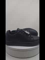 Load and play video in Gallery viewer, Ataca Suprema Vortice (FCE) - Sneaker Ecopelle Totale Nera materiale Vegan confort Light Flex Suola in Gommina e Resina Tecnica
