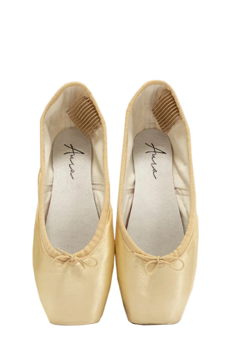 Punte da danza classica Aura (Armonia) Wish Dance Shop con punta in camoscio per migliore presa e supporto professionale