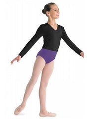 Load image into Gallery viewer, Silvya (RD) - Scaldacuore Incrociatino in Morbido Cotone Lycra Bielastico Manica Lunga Bambina
