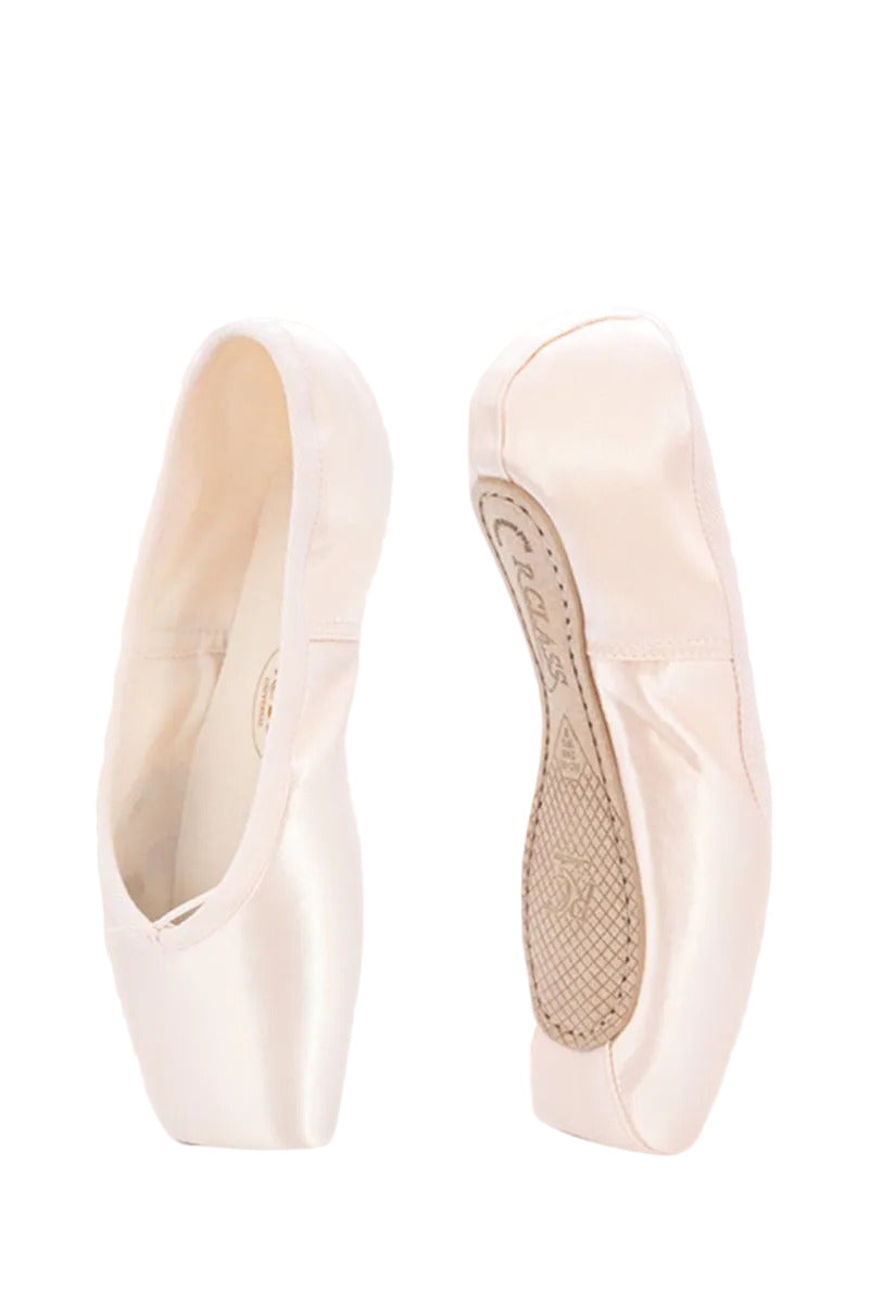 Punte danza classica Russian Class RC-34 Wish Dance Shop, scarpa donna con coulisse e ampio appoggio, dettagli visibili.