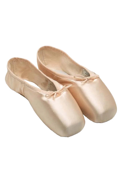 Scarpa punta da danza classica Bloch Serenade Strong per livello avanzato, dettaglio di punta professionale e robusta.