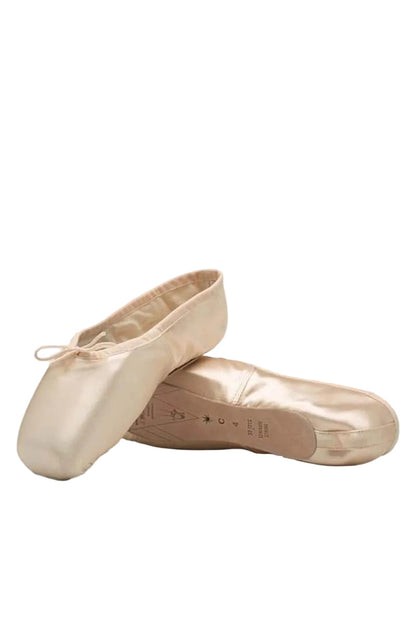 Scarpa punta da danza classica Bloch Serenade Strong, scarpa professionale per ballerine avanzate, dettaglio del design e materiali.