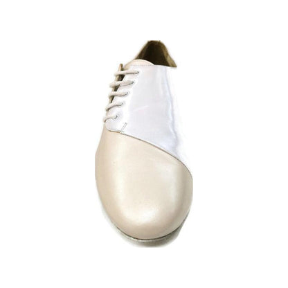 Scarpa da uomo Stardust MS19H in vitello avorio, bianco perlato, stile elegante e raffinato.