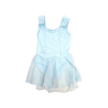 Body Danza Classica Spallina Smanicata da Bambina in Cotone Bielastico ANILDA Wish Dance, dettaglio cucitura