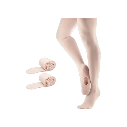 Collant Danza Convertibile Ultrasoft in microfibre e spandex massaggiante ultraresistenti Tiny Wish Dance, dettaglio cucitura