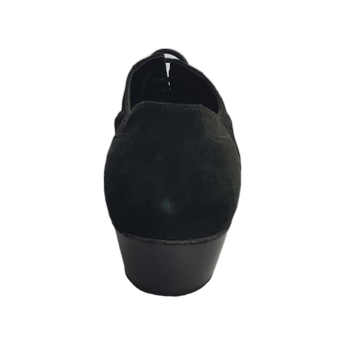 Scarpa da Uomo camoscio Nero Pois camoscio Rosso Vasco Wish Dance, vista posteriore