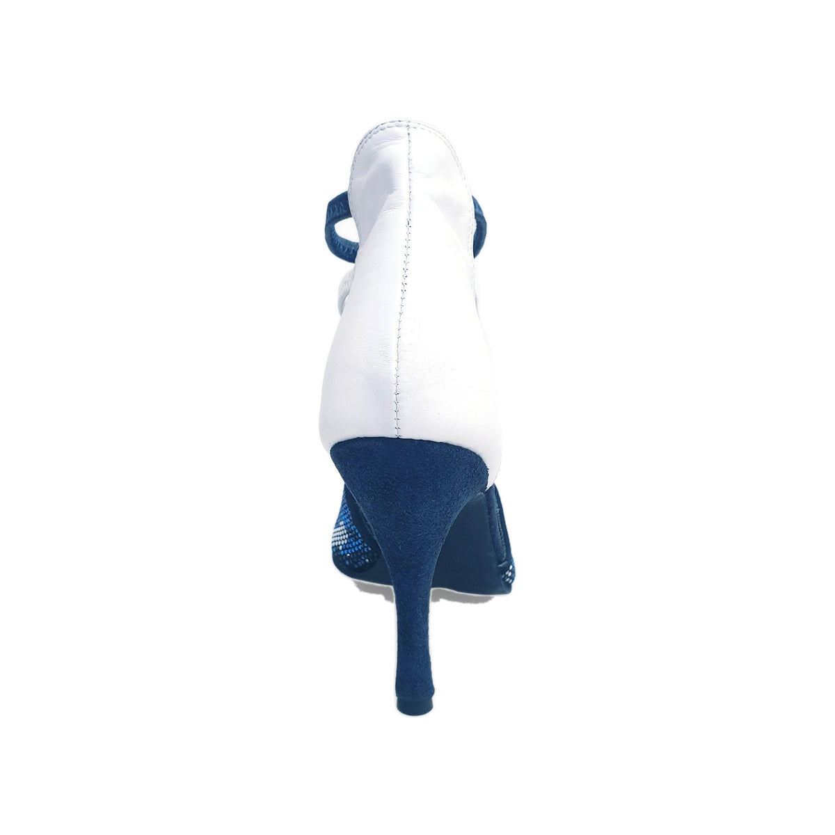 Sandalo da Donna in Camoscio Blu notte Livrea Vipera Viper Blu/White Wish Dance, vista posteriore