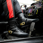 Carica immagine nella Galleria, Clay - Sneaker Alta in Pelle Nera con Dettagli in Camoscio Nero Rivestito in Vera Pelle Italiana
