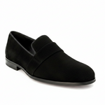 Load image into Gallery viewer, Jackson (PJ) - Men's Moccasin in Black Suede Lined in Genuine Italian Leather
