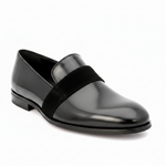 Load image into Gallery viewer, Jackson (PJ) - Men's Moccasin in Black Suede Lined in Genuine Italian Leather
