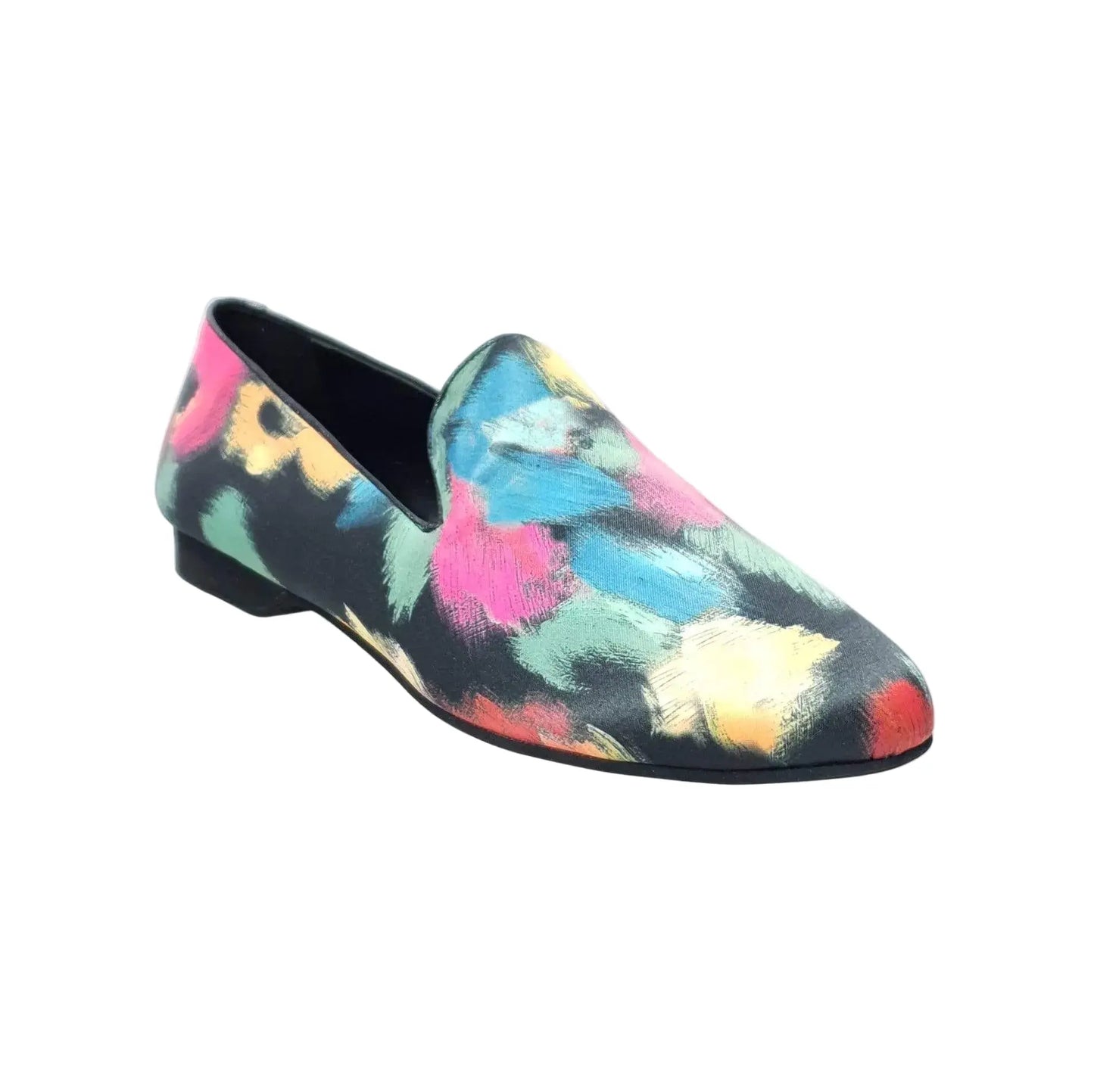 Scarpa mocassino uomo Iris Black (800) in stile Picasso nero, elegante e confortevole, con dettagli artistici e finiture di alta qualità.