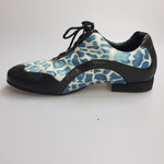 Load image into Gallery viewer, Louis (Movida by WISH DANCE) - Scarpa da Uomo Pelle Nera Razza Blu
