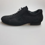 Carica immagine nella Galleria, Daniel (Movida by WISH DANCE) (115) - Sneaker in Camoscio Millennium Nero inserti Vernice nera
