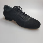 Carica immagine nella Galleria, Daniel (Movida by WISH DANCE) (115) - Sneaker in Camoscio Millennium Nero inserti Vernice nera
