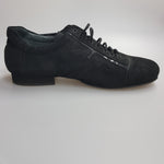 Carica immagine nella Galleria, Daniel (Movida by WISH DANCE) (115) - Sneaker in Camoscio Millennium Nero inserti Vernice nera
