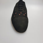 Load image into Gallery viewer, Vasco (Movida by WISH DANCE) - Scarpa da Uomo camoscio Nero Pois camoscio Rosso
