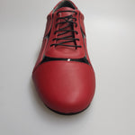 Carica immagine nella Galleria, Antony 115H Sneaker - Scarpa da Uomo Pelle Rossa Inserti Vernice Nera
