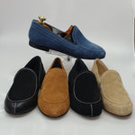 Load image into Gallery viewer, ROMEO (800K) - Mocassino Camoscio Sabbia Foderato in Pelle color Carne
