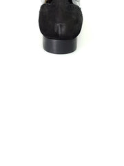 Load image into Gallery viewer, Adone (MS14) - Lace-up Dovetail Mod. Oxford Brogue Shoe in Suede and Black Patent Round Shape
