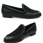 Load image into Gallery viewer, ROMEO (800K) - Mocassino Pelle Nera Camoscio Nero cuciture bianche Foderato in Pelle Nera
