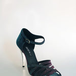 Carica immagine nella Galleria, 432H - Sandalo da Donna in Raimbw Fuxia Black
