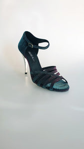 432H - Sandalo da Donna in Raimbw Fuxia Black