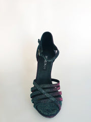 Carica immagine nella Galleria, 432H - Sandalo da Donna in Raimbw Fuxia Black
