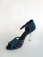 Carica immagine nella Galleria, 432H - Sandalo da Donna in Raimbw Fuxia Black
