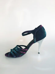 Carica immagine nella Galleria, 432H - Sandalo da Donna in Raimbw Fuxia Black
