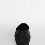 Load image into Gallery viewer, Scarpa mocassino da uomo Wish Dance Shop 800 HW in Jannot nero brillantato con dettagli argentati, elegante e lucido.
