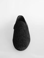 Carica immagine nella Galleria, 800 HW - Mocassino Da Uomo in Jannot Nero Brillantinato Argento Wish Dance Shop