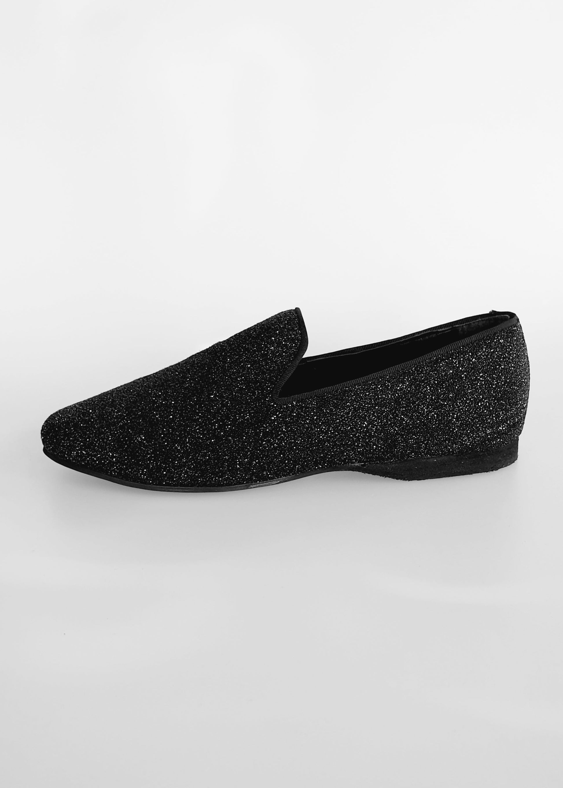 Scarpa mocassino da uomo Wish Dance Shop 800 HW in Jannot nero brillantinato con dettagli argentati, elegante e lucido.