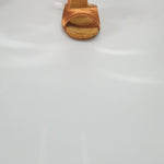 Load image into Gallery viewer, 304H - Bronze Satin Shoe with Spool Heel
