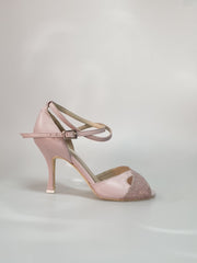 Carica immagine nella Galleria, 32QB - Sandalo con Fascette in Pelle Rosa Fish Rosa
